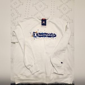 White Champions hoodie